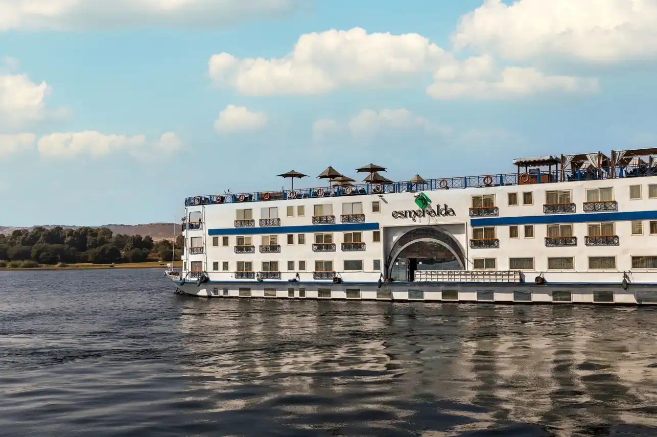 Exterior view of the Esmeralda Nile Cruise Nile cruise ship